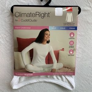 Climate Right Long Sleeve Crew with Thumbholes